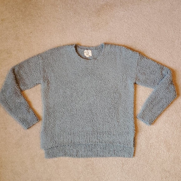 Hippie Rose seafoam green fuzzy sweater size Small - Picture 4 of 10